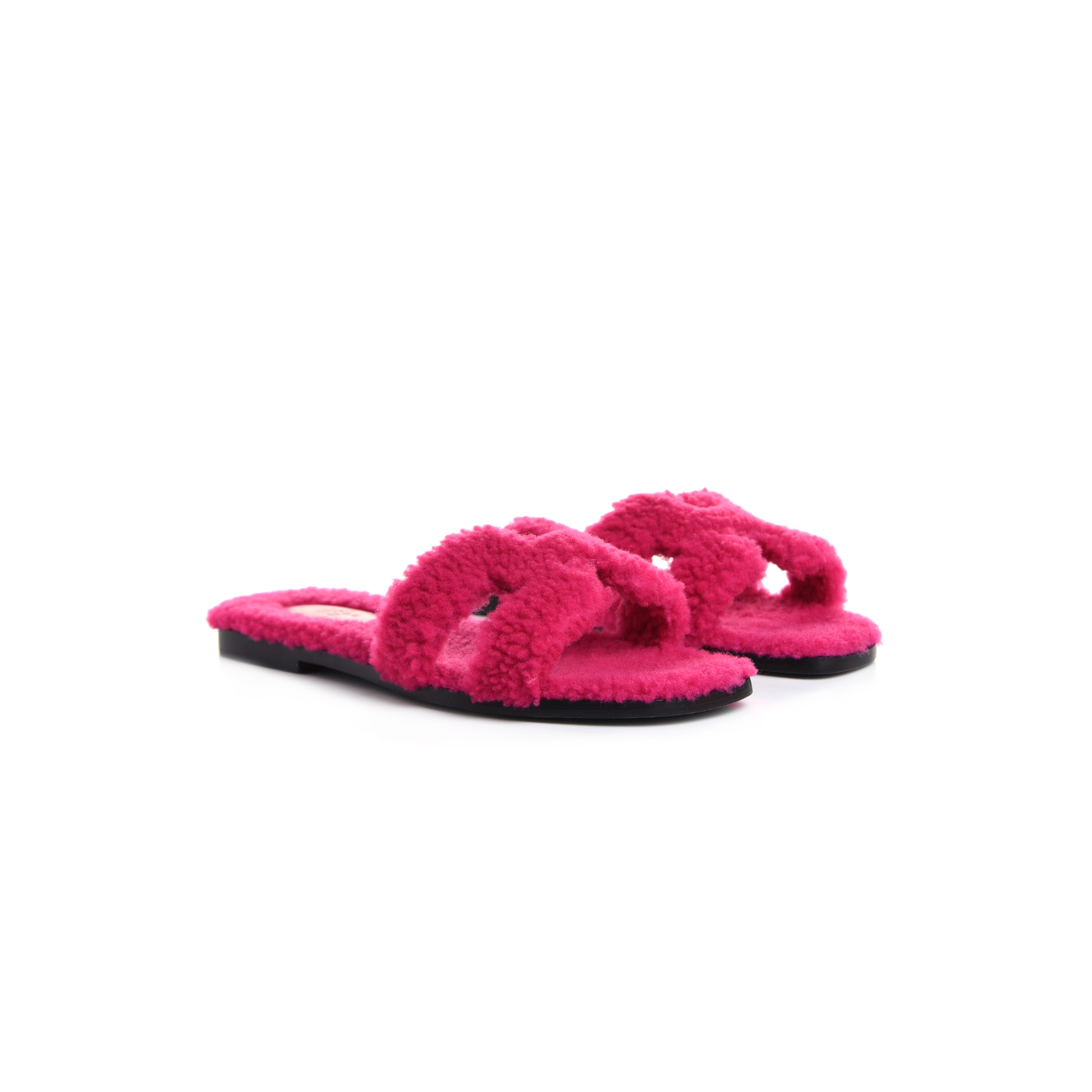 H**mes woolskin oran sandals h071002z2108